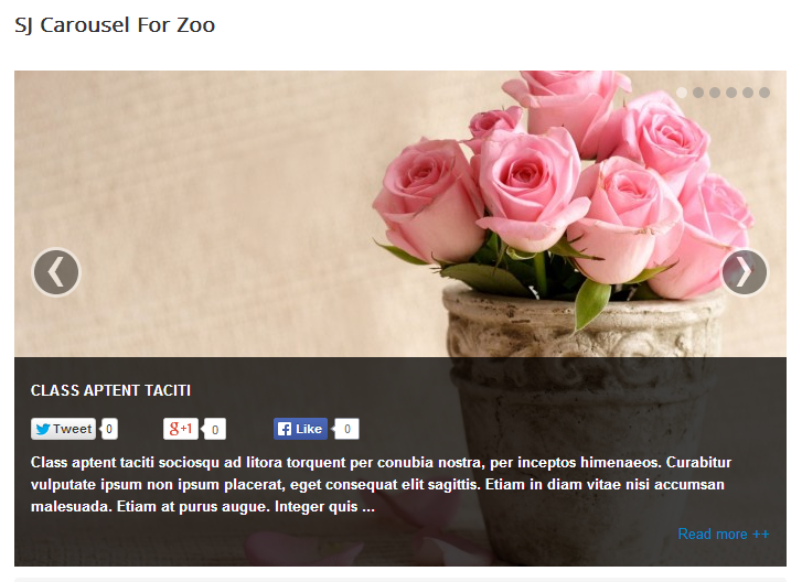 SJ Carousel for Zoo - Download Joomla! Module