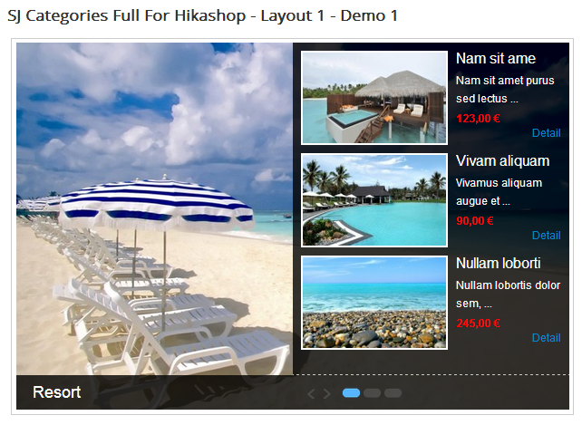 SJ Categories Full for HikaShop - Download Joomla! Module