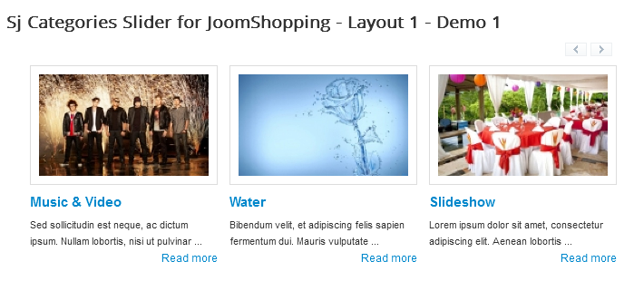 SJ Categories Slider for JoomShopping - Download Joomla! Module
