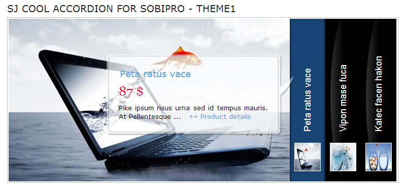 SJ Cool Accordion for SobiPro - Download Joomla! Module