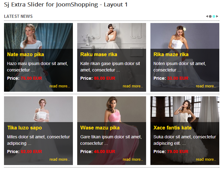 SJ Extra Slider for JoomShopping - Download Joomla! Module