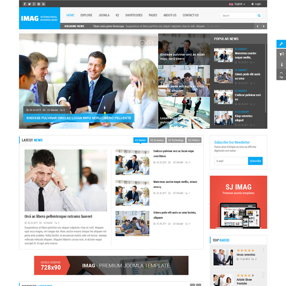 SJ iMag - Download Responsive Joomla Template