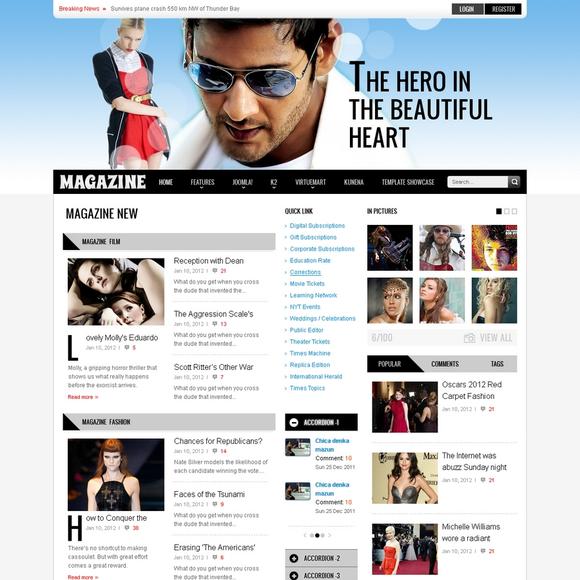 SJ Magazine - Download Joomla Template