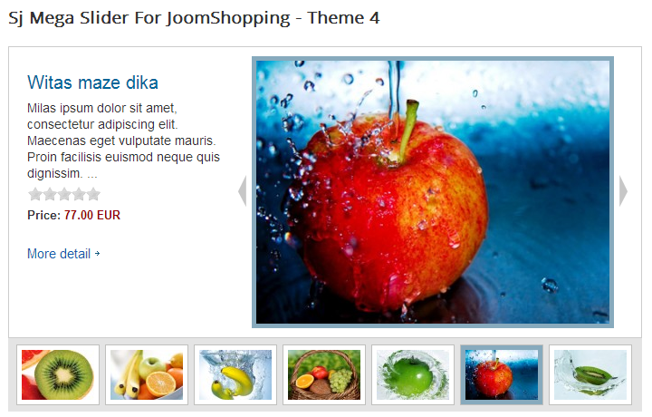 SJ Mega Slider for JoomShopping - Download Joomla! Module
