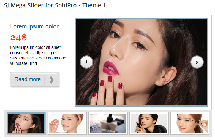 SJ Mega Slider for SobiPro - Download Joomla! Module