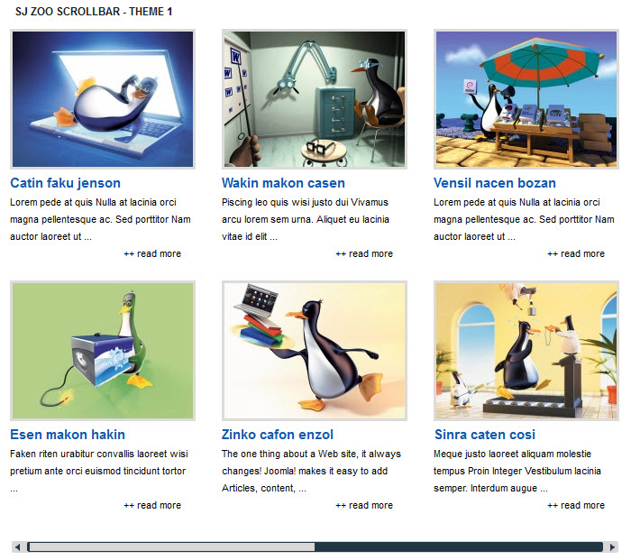 SJ Scrollbar for Zoo - Download Joomla! Module