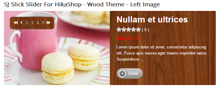 SJ Slick Slider for HikaShop - Download Joomla! Module