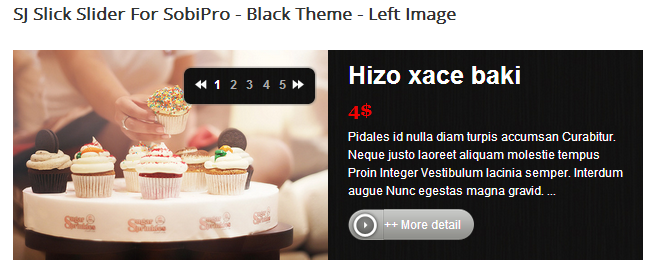 SJ Slick Slider for SobiPro - Download Responsive Joomla! Module