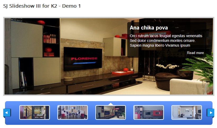 SJ SlideShow III for K2 - Download Joomla! Module