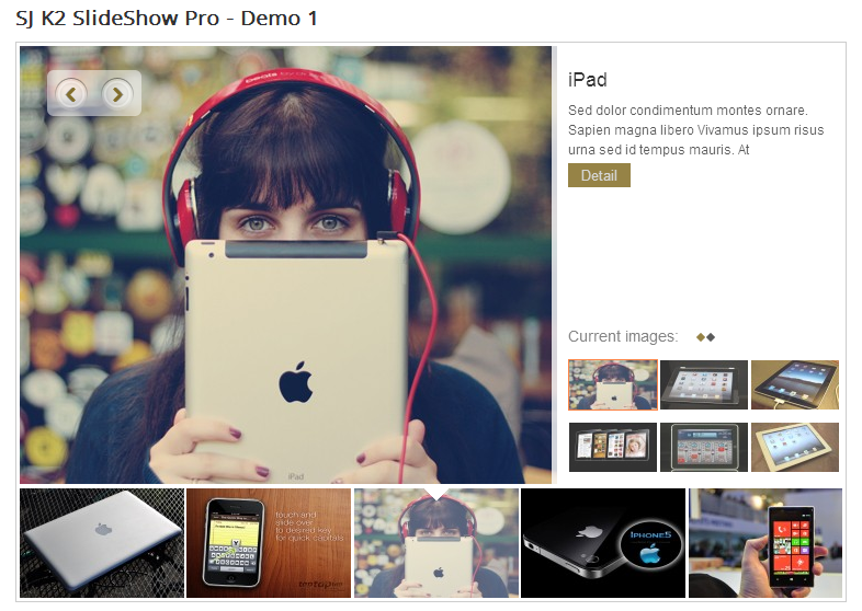 SJ Slideshow Pro for K2 - Download Joomla! Module