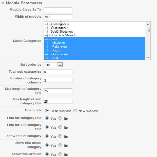 SJ Sobi2 Categories - Download Joomla! Module