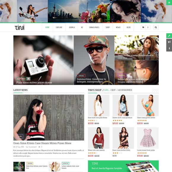 SJ Tini - Download Responsive Joomla Template