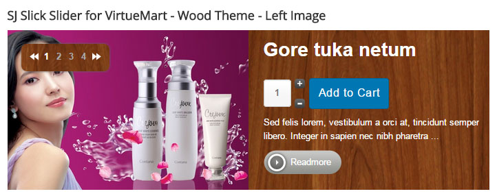 SJ Slick Slider for VirtueMart - Download Joomla! Module