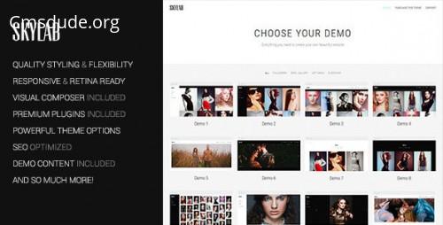 Skylab v1.2.4 – Portfolio Photography WordPress Theme Download Free