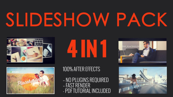 SlideShow Pack 4 in 1 - Download Videohive 11123059