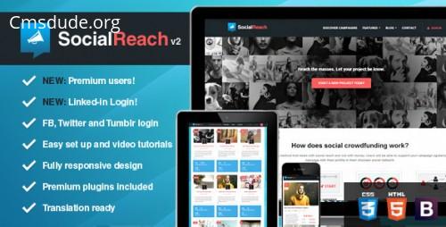 Social Reach – The Crowd-Speaking WordPress Theme Download Free