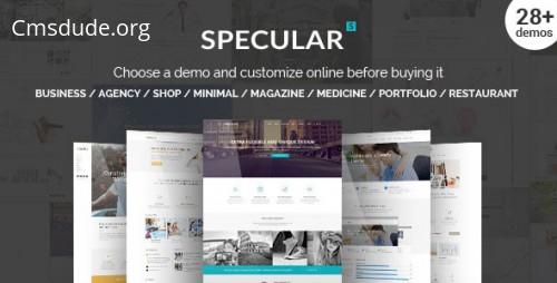 Specular v1.2.2 – Responsive Multi-Purpose Business Theme Download Free