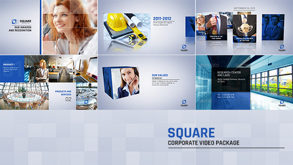 Square Corporate Video Package - Download Videohive 10121305