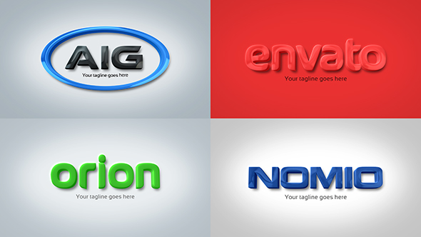 Strong and Clean Corporate 3D Embossed Logo - Download Videohive 15401188