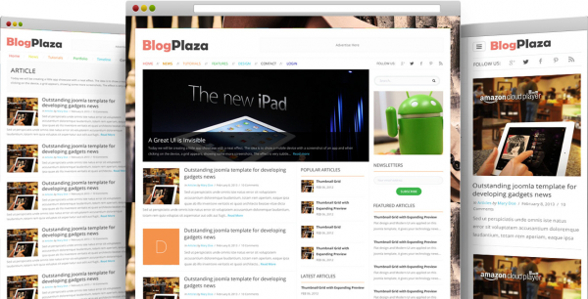 Templaza BlogPlaza - Download Blog WordPress Theme