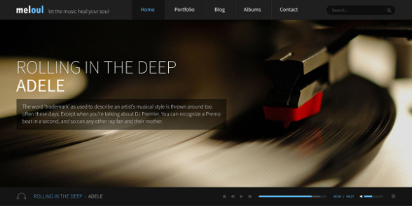 Templaza Meloul - Download Music WordPress Theme