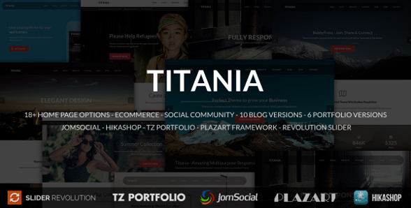 Templaza Titania - Download Multipurpose Joomla Template