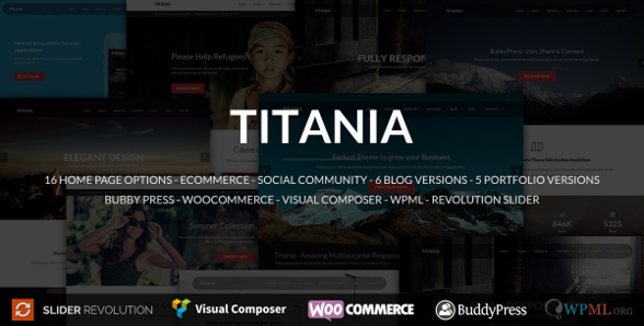Templaza Titania - Download Multipurpose WordPress Theme