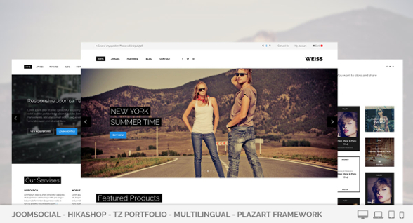 Templaza Weiss - Download Multipurpose Joomla Template