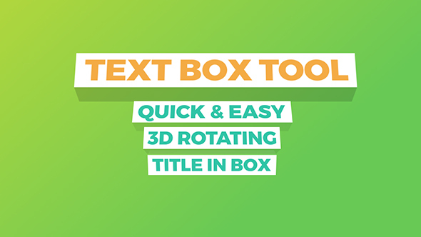 Text Box Tool - Download Videohive 14552748