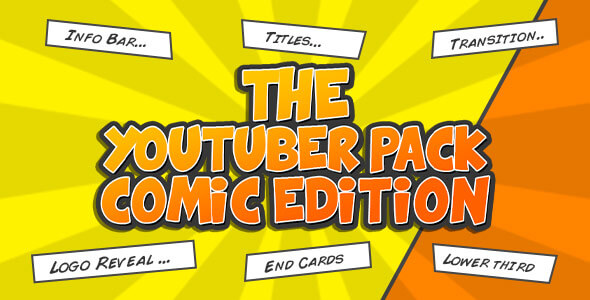 The YouTuber Pack - Comic Edition - Download Videohive 16575265