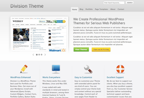 Theme-Junkie Division - Download Business WordPress Theme