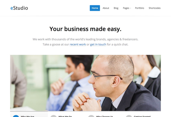 Theme-Junkie eStudio - Download Business WordPress Theme