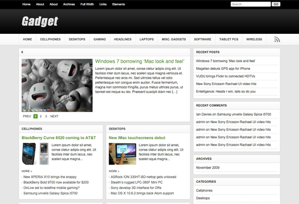 Theme-Junkie Gadget - Download Magazine WordPress Theme