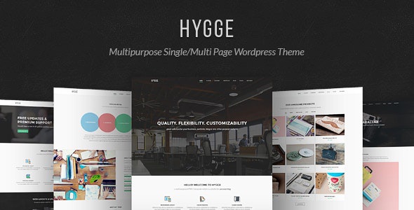 ThemeForest Hygge - Download Multipurpose Single/Multi Page WordPress Theme