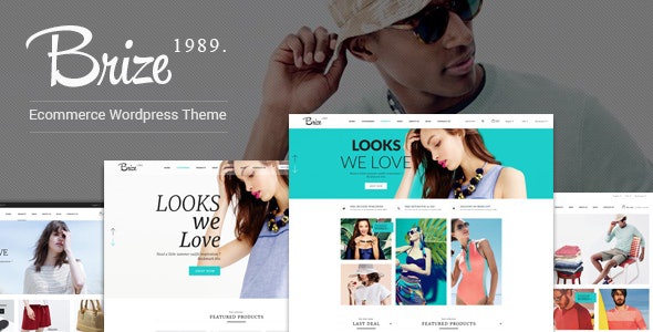 ThemeForest Brize - Download Responsive WooCommerce WordPress Fashion Theme