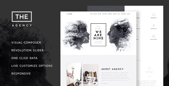 ThemeForest The Agecy - Download Creative One Page Agency WordPress Theme
