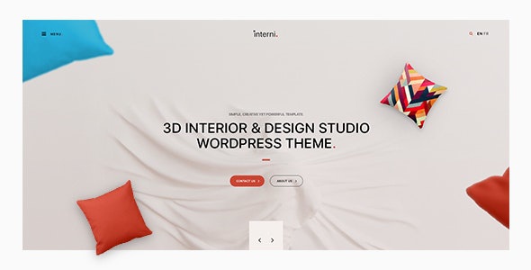 ThemeForest Interni - Download 3D Interior & Design Studio WordPress Theme