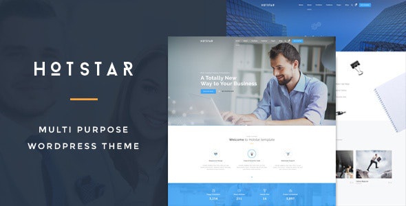 ThemeForest HotStar - Download Multi-Purpose Business WordPress Theme