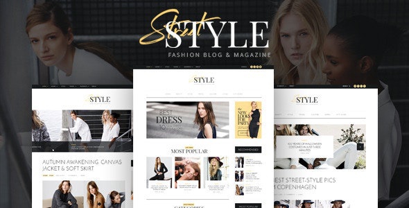ThemeForest Street Style - Download Fashion & Lifestyle Personal Blog WordPress Theme