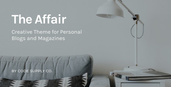 ThemeForest The Affair - Download Creative WordPress Theme for Personal Blogs and Magazines