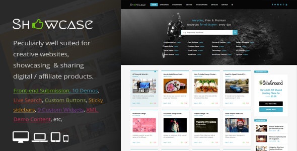 ThemeForest Showcase - Download Responsive WordPress Grid / Masonry Blog Theme