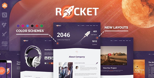 ThemeForest Rocket - Download Creative Multipurpose WordPress Theme