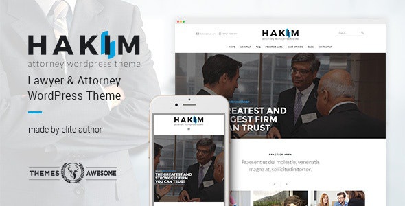ThemeForest Hakim - Download Attorney and Lawyer WordPress Theme