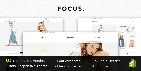 ThemeForest Focus - Download Responsive Shopify Theme