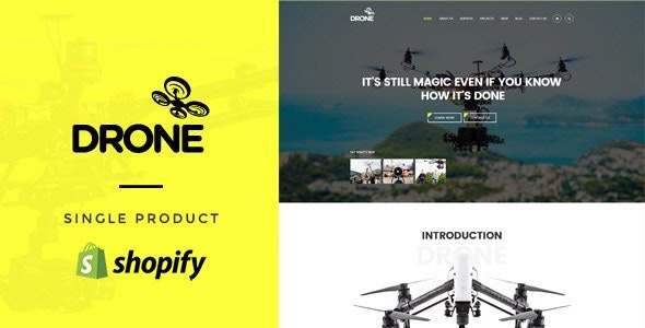 ThemeForest Drone - Download Single Product Shopify Theme