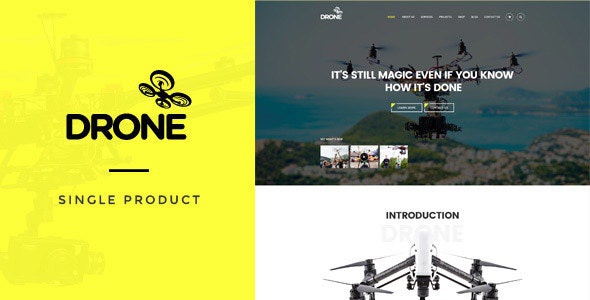 ThemeForest Drone - Download Single Product WordPress Theme