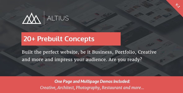 ThemeForest Altius - Download Multi-Purpose WordPress Theme with Visual Composer