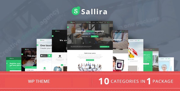 ThemeForest Sallira - Download Multipurpose Startup Business WordPress Theme