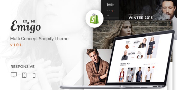 ThemeForest Emigo - Download Multi Concept Shopify Theme
