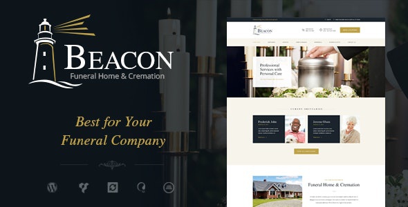 ThemeForest Beacon - Download Funeral Home Services & Cremation Parlor WordPress Theme
